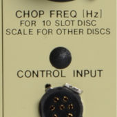 218M modular optical chopper with chopper wheels and control unit