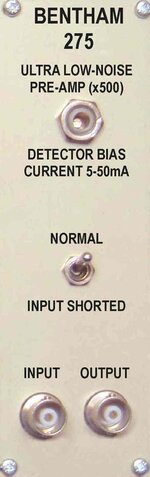 275 ultra low noise pre-amplifier module 275 modular ultra low noise pre-amplifier unit